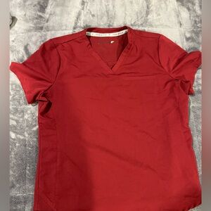 Fabletics Vibrant Red Short Sleeve Tee